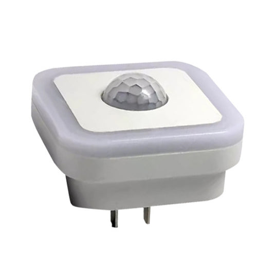 Home LED Human Auto Sensor Night Light Plug-In Wiring-Free Staircase Corridor Aisle Light, US Plug, 3W