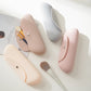 Mixed-color silicone makeup brush storage bags with snap buttons arranged for travel