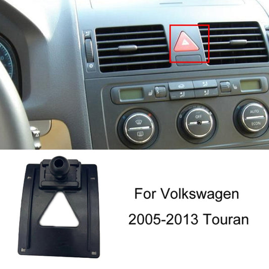 For Volkswagen Left-Hand Drive Car Air Outlet Modified Mobile Phone Holder Base, 05-13 Touran, 08-12 Lavida, 08-12 Bora, 09-13 Golf 6, 11-15 Passat, 11-18 POLO, 11-18 Touareg, 17-21 Magotan/19-20 CC, 14-20 Golf, 12-14 Sagitar, 12-14 Magotan            ...