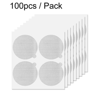 37mm foil sealing discs, 100 pcs pack, gray circular lids with small vent cutouts
