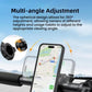 Bicycle Motorcycle Snap-On Mobile Phone Holder With Magnetic Ring