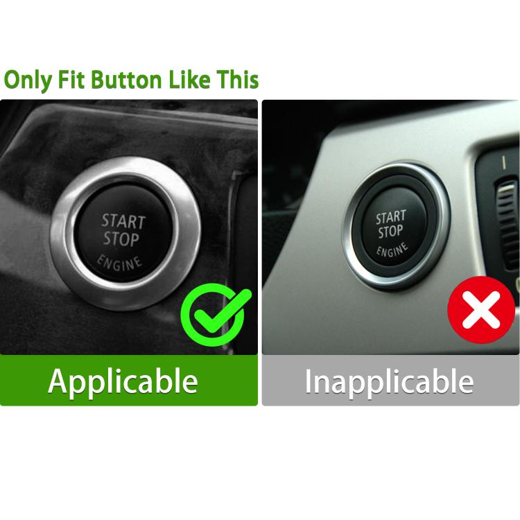 For BMW E90 / E91 / E92 / E60 One-Key Start Button Cover Decoration