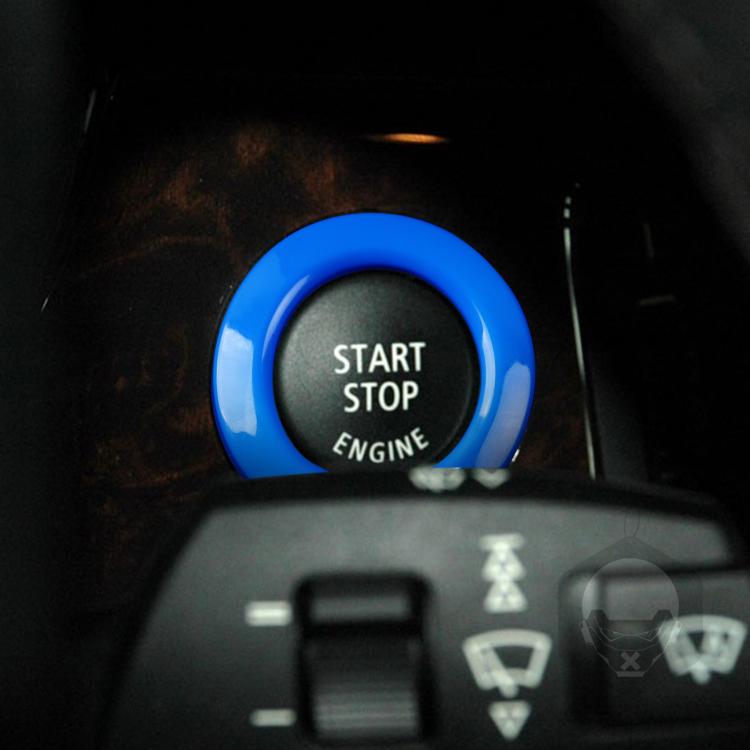 For BMW E90 / E91 / E92 / E60 One-Key Start Button Cover Decoration