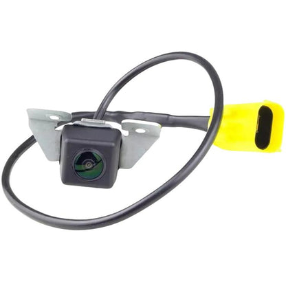 Reversing assist camera with black cable and yellow connector plug