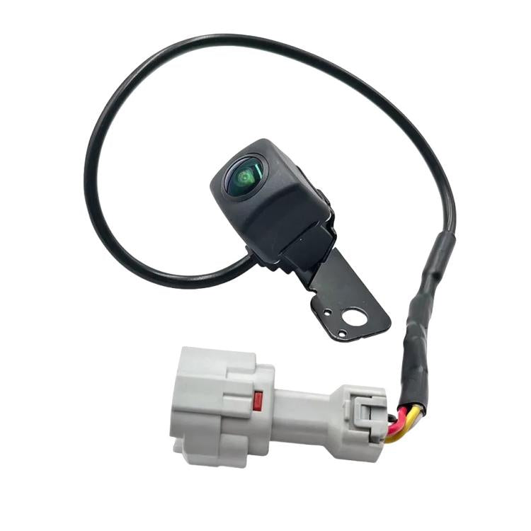 Reversing camera unit with black mount and attached cable