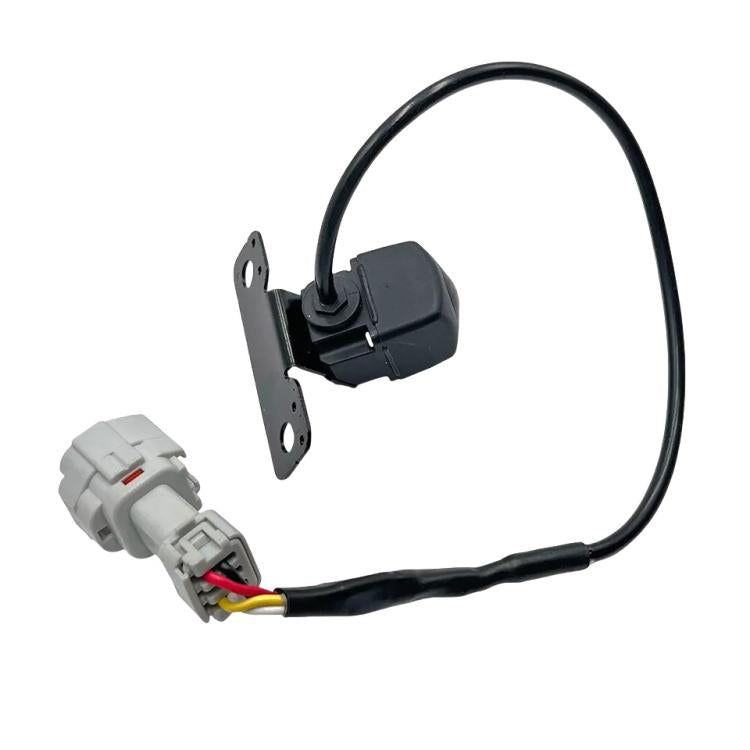Car reversing camera with mounting bracket, cable, and connector plug