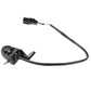 Reversing assist camera and wiring with plug connector