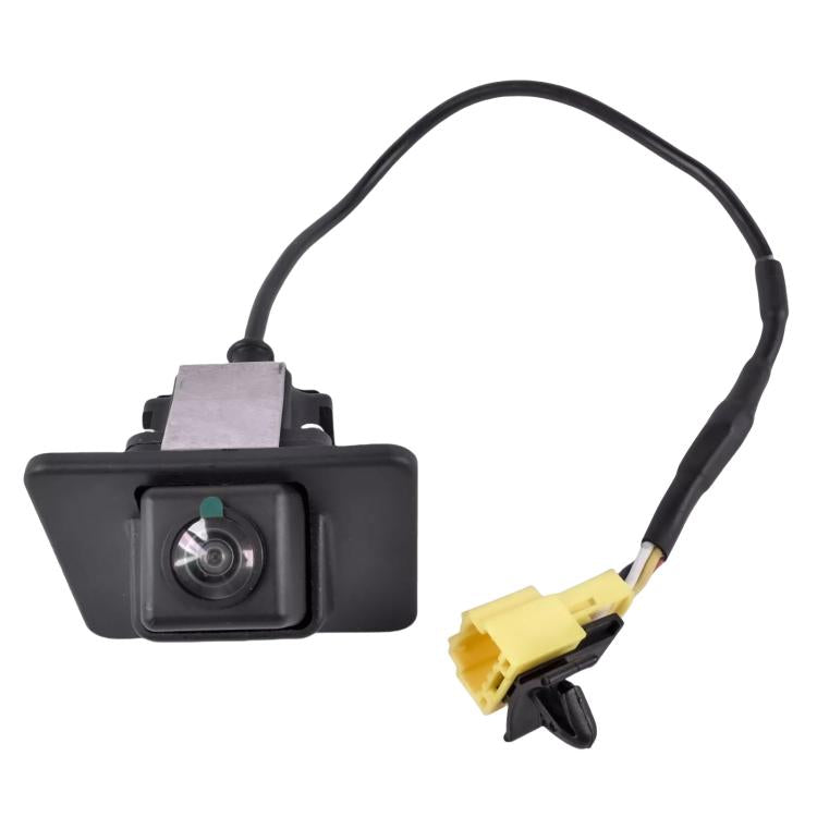 Rear view reversing assist camera, black housing, lens, wiring harness