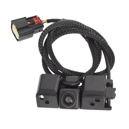 Reversing assist camera kit with wiring harness and compact camera module