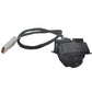 Rearview backup camera set with cable and mounting housing