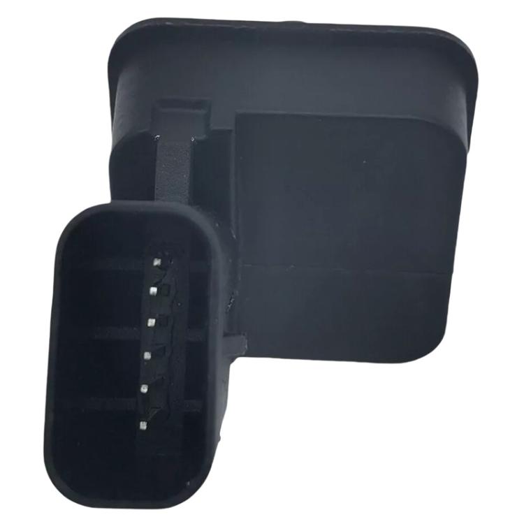 Front view car camera rear connector side, black housing with port