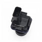 Rear view backup camera module, rear connector side with wiring pins