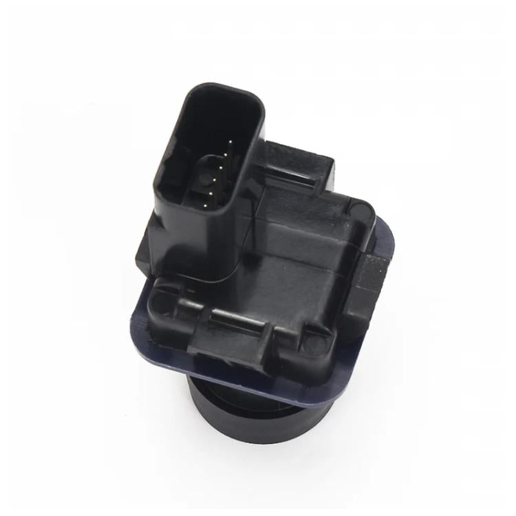 Rear view backup camera module, rear connector side with wiring pins