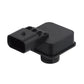 Reversing assist camera electrical connector with black casing