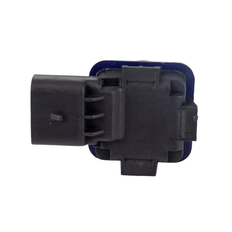 Black parking assist camera connector housing with electrical plug