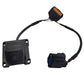 Rear view reversing camera module with cable and multi-pin connectors