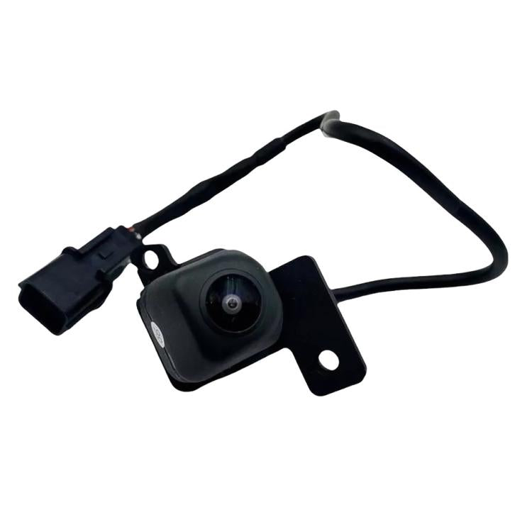 Rear view camera kit with rectangular plug and cable harness