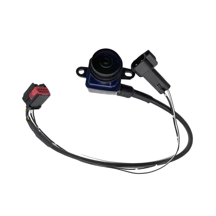 Rear view reversing camera with wiring harness and power connector, black