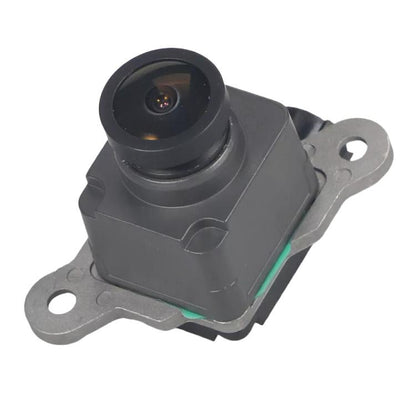 Reversing camera module with black mount bracket and circular lens housing