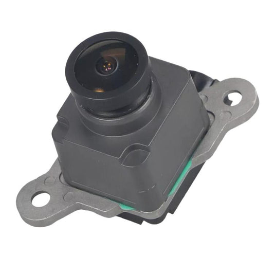 Reversing camera module with black mount bracket and circular lens housing