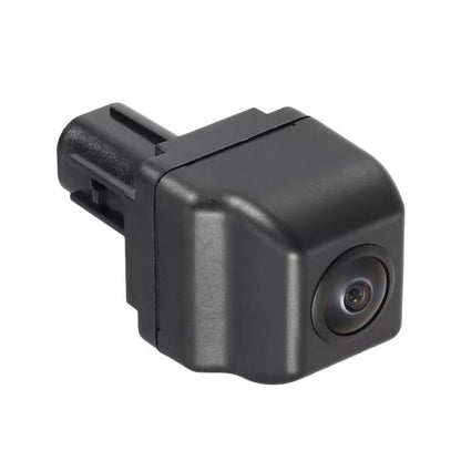 Reversing assist rearview camera with square black housing and side connector