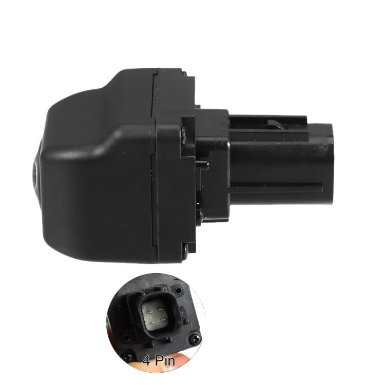Reversing assist rearview camera showing back connector and 4-pin plug