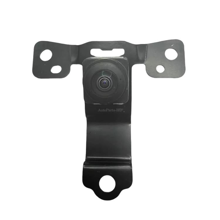 Black reversing rearview camera module with mounting bracket plates