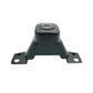 Front auxiliary camera with two side mounting brackets and centered lens, black housing