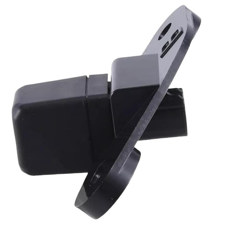Parking camera sensor housing with bracket and side connectors, black
