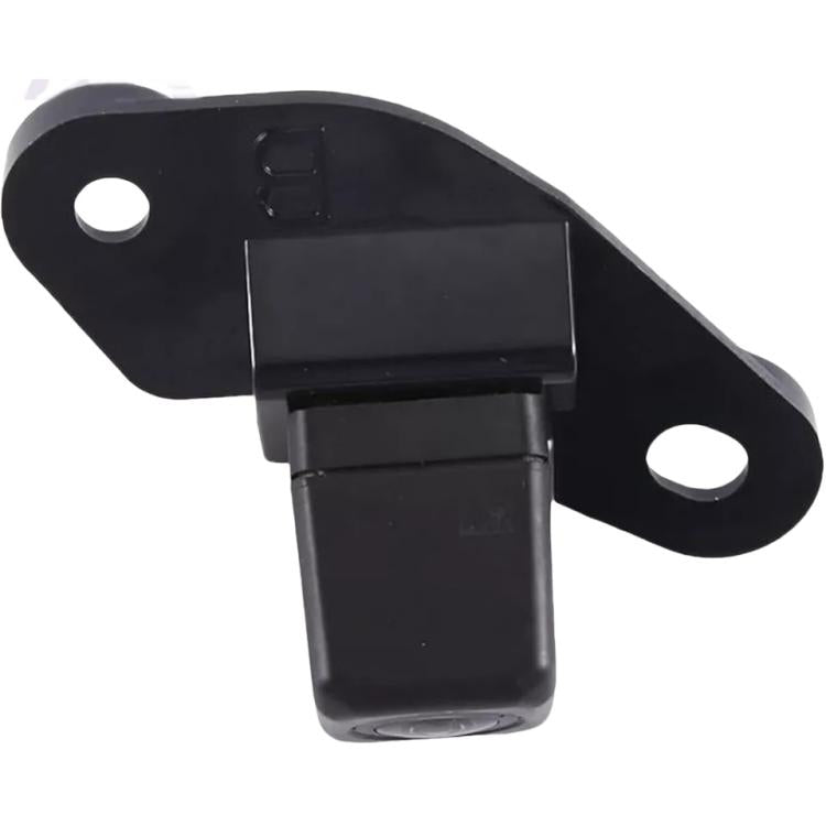 Rear view camera assembly with window housing and two mounting holes, black