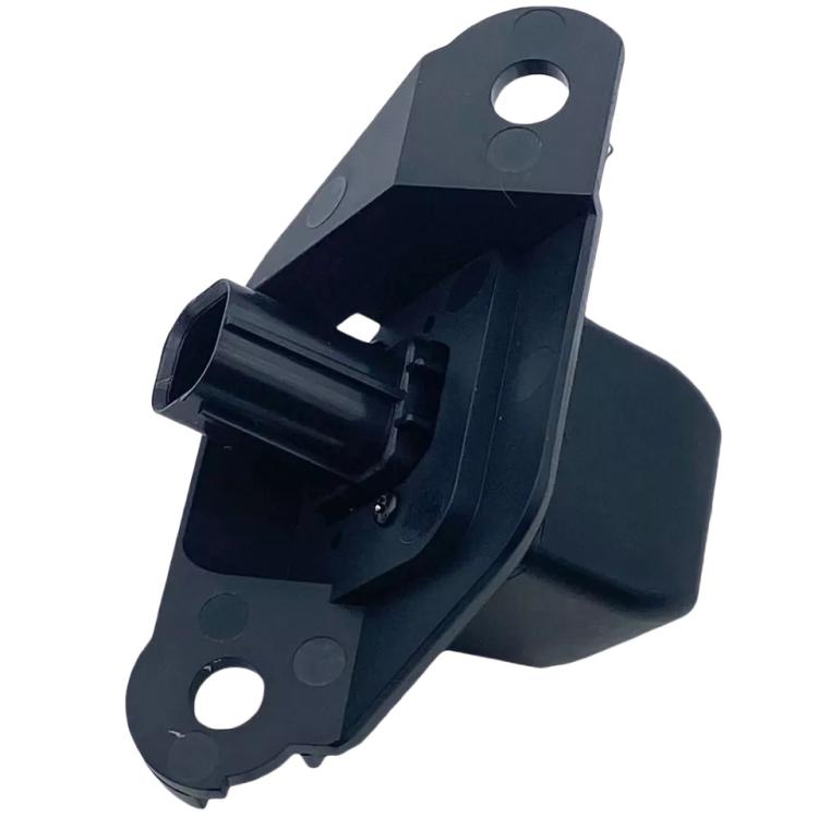 Rearview reverse assist camera module rear housing with connector port