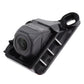 Auxiliary rear view reversing camera with visible mounting plate and wide lens