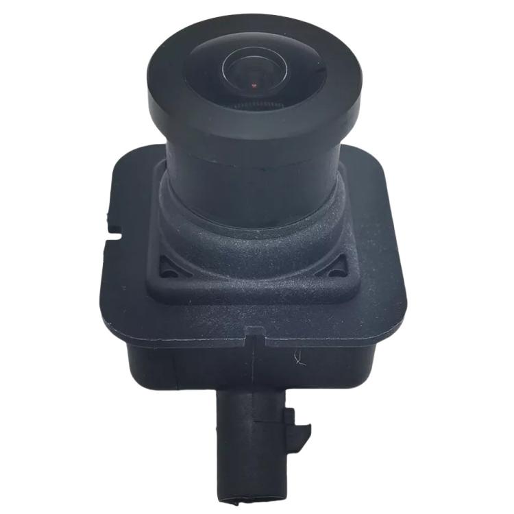 Reversing camera module with front lens and connector tab, black plastic