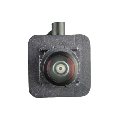Reversing rearview camera module with round lens and black mounting frame