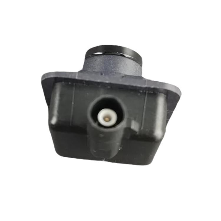 Reversing rearview camera module rear view with mounting tabs and central port