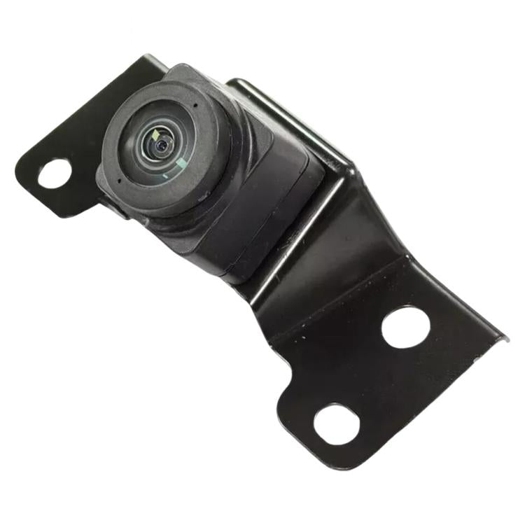 Car front camera module with black mounting bracket and lens