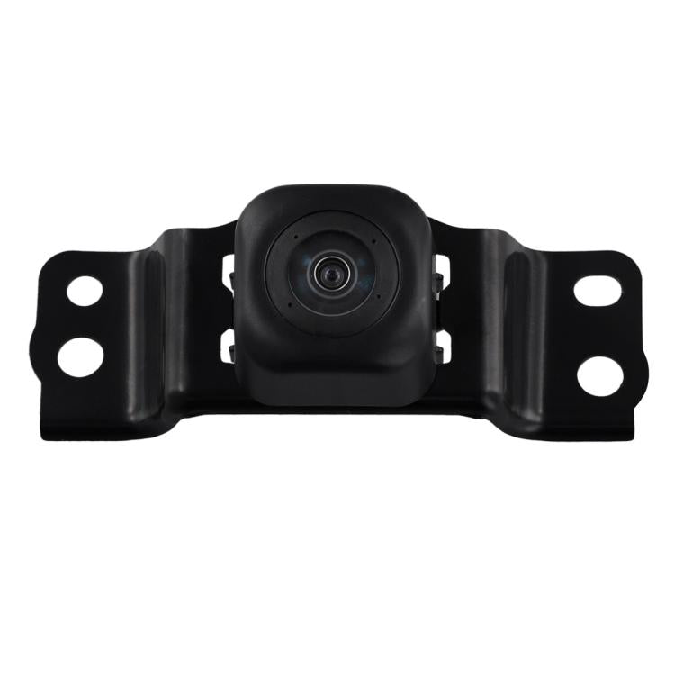Black front view assist camera with metal mounting bracket and two side holes