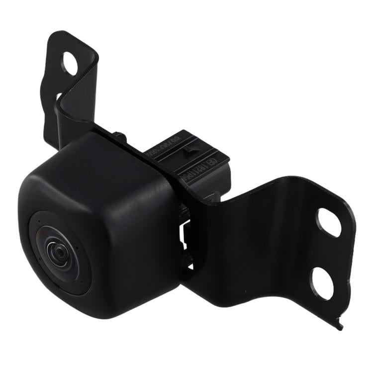 Front view assist camera with black bracket and cable connector