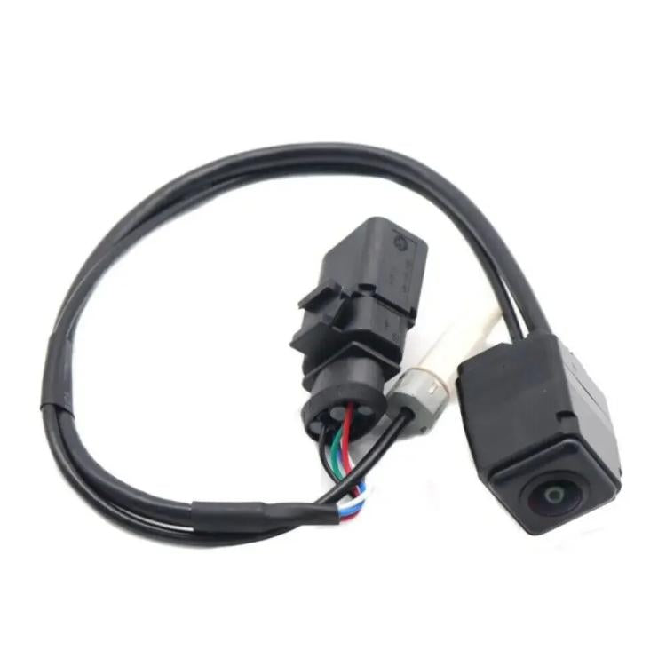 Reversing assist rear view camera with wiring harness, compact black camera module