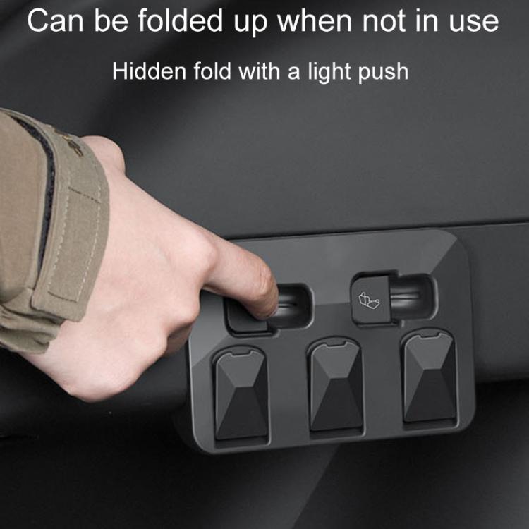 For Tesla Model Y Car Hidden Trunk Modification Button Folding Hook, For Tesla Model Y
