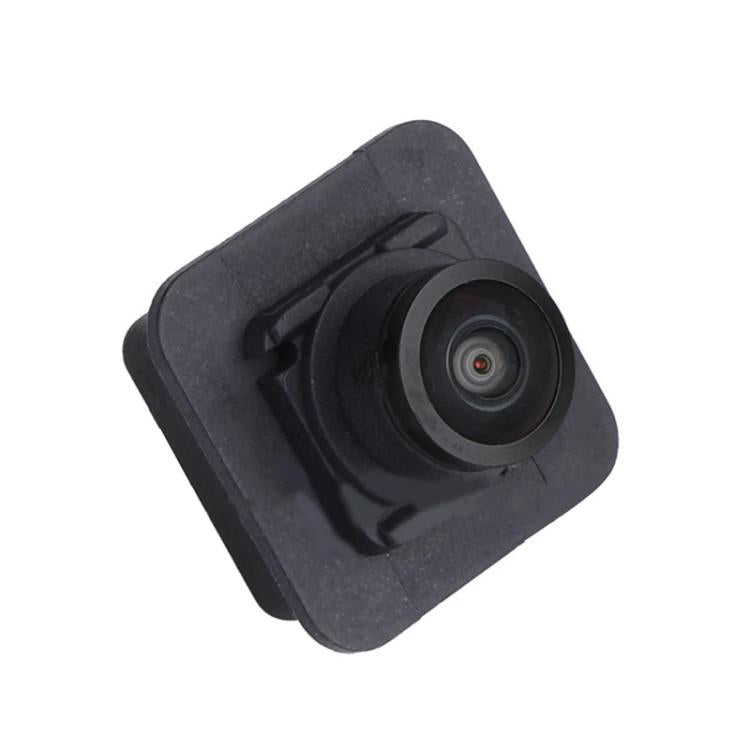 Black square rear view reversing camera module with lens and mounting bracket