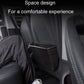 Car seat rear wet/dry storage box installed in back row seat, open-top bin