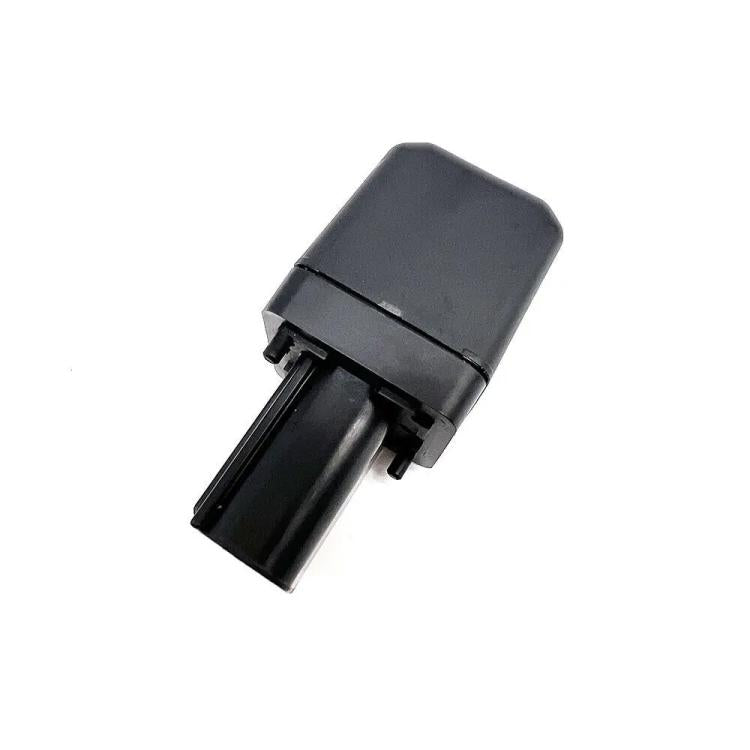 Reversing rear view camera connector and body, angled view