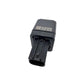 Reversing rear view camera module with label on top and mounting body