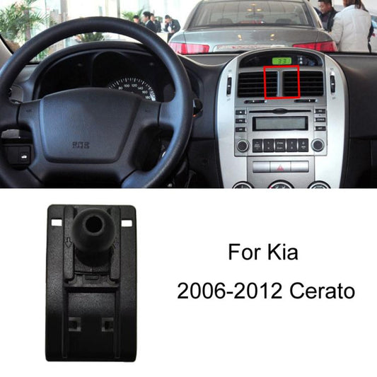 For Kia Left Driving Car Special Mobile Phone Navigation Bracket Base, 06-12 Cerato, 07-13 Sportage, 09-14 Sorento, 09-16 Forte, 11-15 K5, 11-15 K2, 11-16 Sportage, 13-17 K3, 14-17 K4, 15-19 KX3, 16-17 KX5, 16-19 K5, 17-20 Pegas, 18-20 Forte           ...