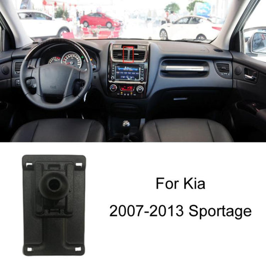 For Kia Left Driving Car Special Mobile Phone Navigation Bracket Base, 06-12 Cerato, 07-13 Sportage, 09-14 Sorento, 09-16 Forte, 11-15 K5, 11-15 K2, 11-16 Sportage, 13-17 K3, 14-17 K4, 15-19 KX3, 16-17 KX5, 16-19 K5, 17-20 Pegas, 18-20 Forte           ...