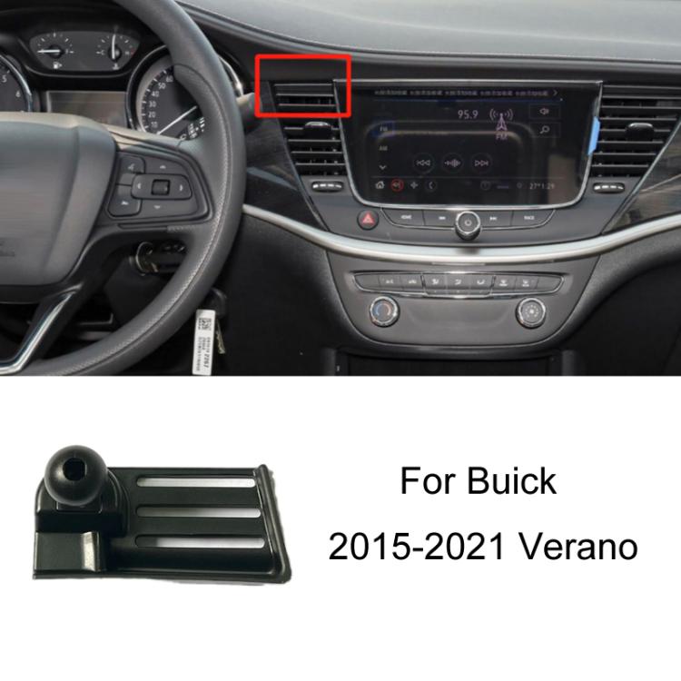 Phone navigation mount bracket for Buick Verano (2015-2021) dashboard vent area