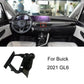 Car phone mount bracket for dashboard center, with black ball knob and two side supports
