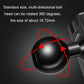 Black 360° rotating ball-head phone navigation bracket base