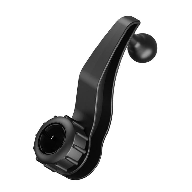 Car air vent phone holder extension rod with ball head clip, black